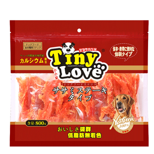 宠物狗零食优酸乳鸡肉条拧丝训犬训练TinyLove狗狗鸡胸肉扭条680g
