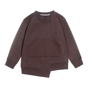 miniFad原创设计童装男童春天上衣洋气卫衣春秋款2024新款痞帅潮