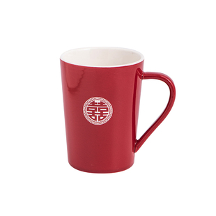 结婚洗漱杯套装刷牙杯情侣红色陶瓷漱口杯子婚庆用品礼盒装牙刷