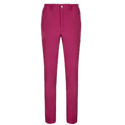 特价极星女款防风加绒保暖软壳裤