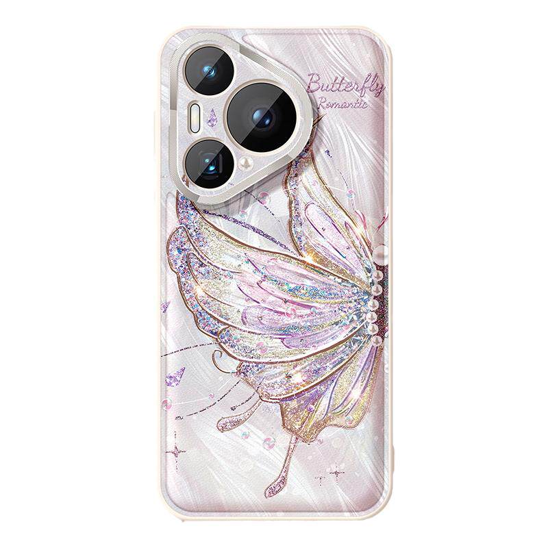 适用华为pura70pro+手机壳蝴蝶