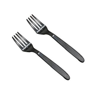 一次性叉子食品级外卖餐具月饼水果茶塑料水果叉泡面叉单独包装