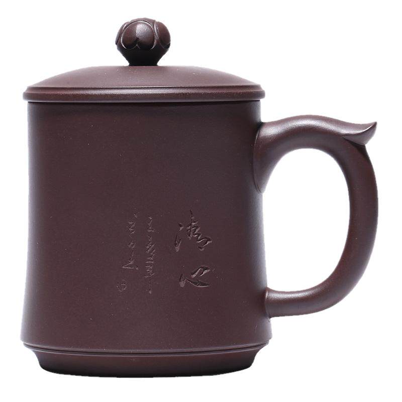 宜兴紫砂杯纯手工大容量家用茶杯
