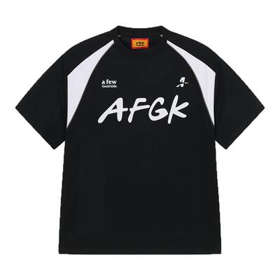 AFGK25SS重磅网眼拼接短袖T恤