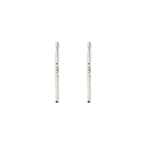 养护耳洞耳骨925银棒养耳耳针女耳钉耳棒耳饰配件1对