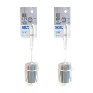 日本杯刷洗杯子专用刷子家用长柄水杯清洗神器带吸盘去污海绵刷