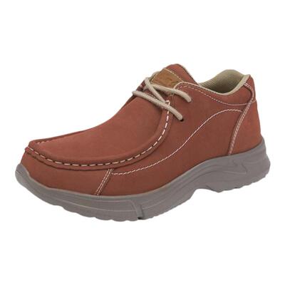 奥卡索健步鞋真皮软底防滑绑带