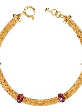 森製shinsei天然紫牙乌彩石手链