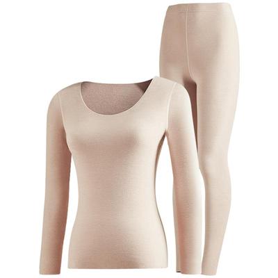 简云羊毛蚕丝德绒发热保暖内衣