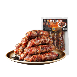 金珠梅干菜香肠手工制作农家腊肠新鲜猪肉肠风干肠正宗金华香肠