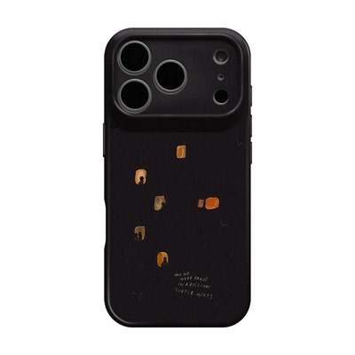 灯火 适用iphone17promax手机壳新款18pro高级感艺术苹果16原创不撞款15简约ins小众14独特好看13华为mate80