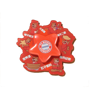 拜仁慕尼黑足球俱乐部｜高清亚克力BERNI旋转冰箱贴球迷周边