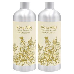 阿尔巴A家白玫瑰精油纯露保湿滋养保加利亚原装进口500ML*2