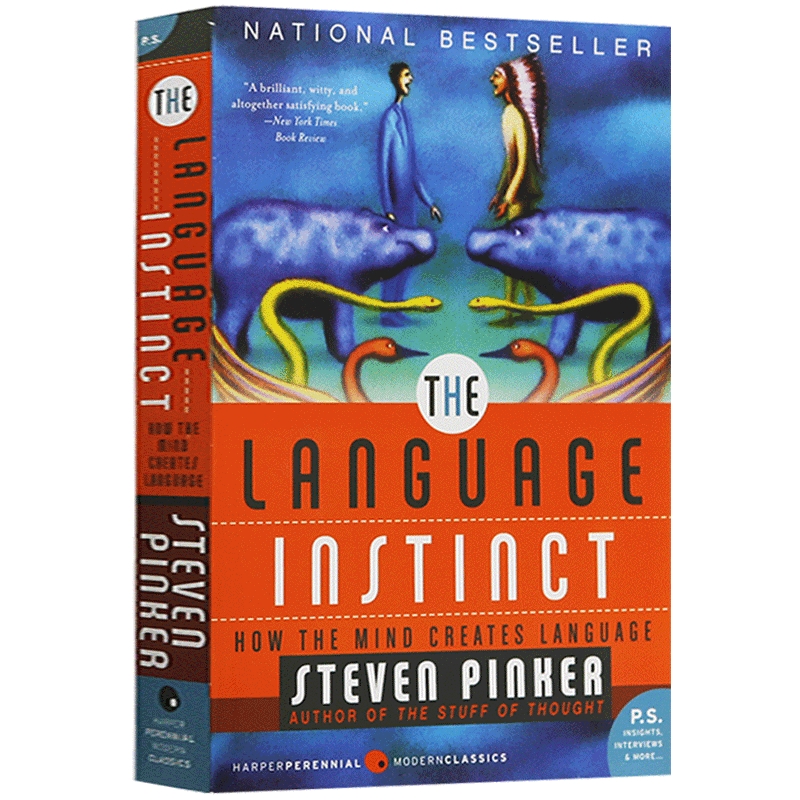 英文原版 语言本能 The Language Instinct 比尔盖茨推荐 英语语言学入门 探索语言奥秘 涵盖语言学心理学及生物学知识 进口