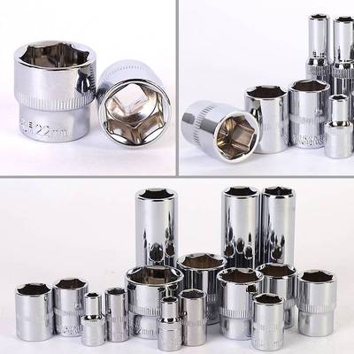 六角套筒套装组套棘轮大中小套筒扳手工具扳手加长飞电动全套短