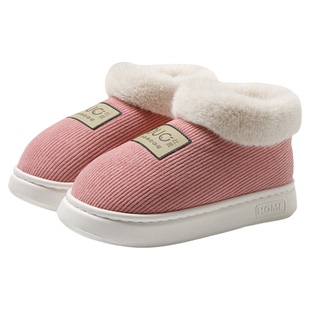 棉拖鞋女款秋冬季包跟2025新款室内家居外穿防滑防水加绒棉鞋男士