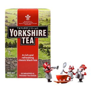 约克夏茶YorkshireTea英国进口红茶奶茶专用茶包特浓早餐锡兰红茶