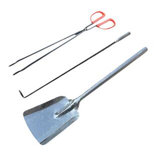 烧火三件套火钳铲子火钩子掏火钩柴火炉子火棍采暖炉子工具垃圾夹