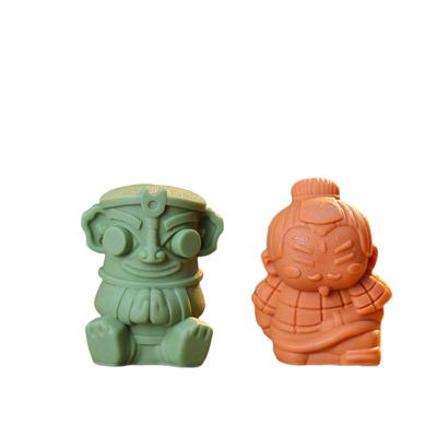 慕斯模具硅胶定制小号冰块3d立体博物馆文创巧克力卡通蛋糕兵马俑