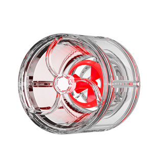 鱼缸造浪头夜光旋转出水口缓流器配件水族海水缸冲浪制浪风扇发光