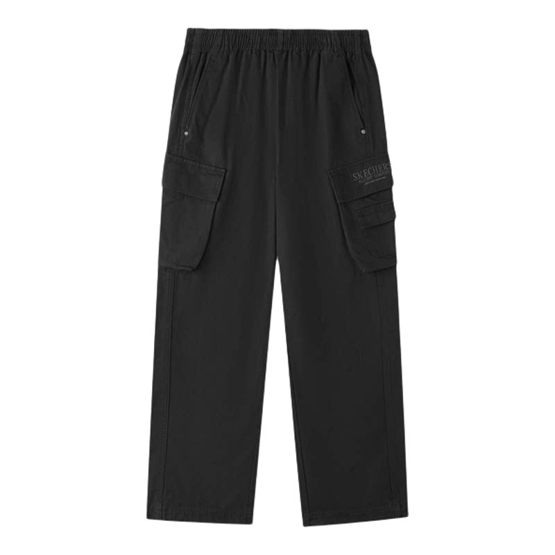 斯凯奇官方outlet工装长裤秋季男士长裤舒适柔软时尚潮流