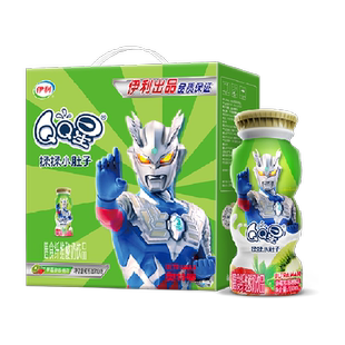 伊利QQ星揉揉小肚子儿童酸牛奶饮品草莓猕猴桃味