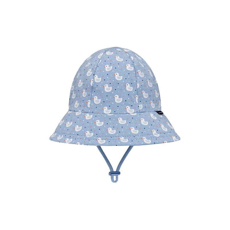 澳洲Bedhead0-3y小鸭子宝宝弹力棉防晒帽UPF50+透气男女童遮阳帽