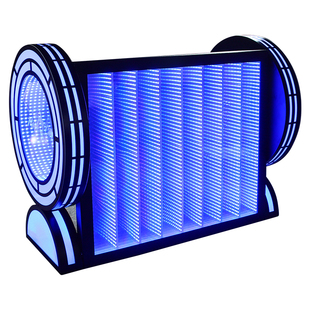 酒吧深渊DJ台电音打碟机架子发光调音台ktv夜店蹦迪打碟台可移动