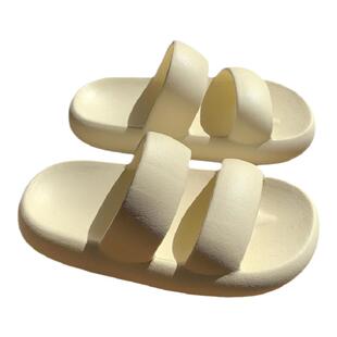 细细条 网红踩屎感拖鞋女夏室内外穿EVA防臭防滑厚底沙滩凉拖ins