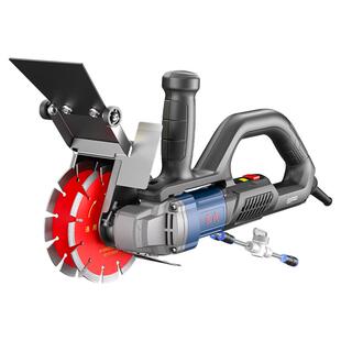 东成无刷开槽机水电工专用带水无尘墙面线槽切割混凝土切墙机东城