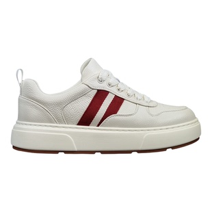 真皮厚底板鞋男款拼色男鞋透气休闲小白鞋2025新款百搭增高鞋子男