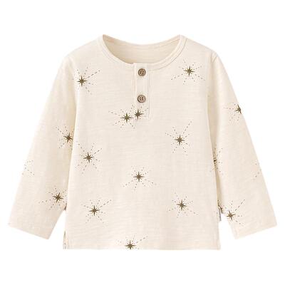 babylove宝宝t恤长袖春秋透气不闷汗A类棉氨打底衫休闲百搭上衣