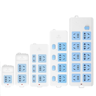 公牛插座插排排插带线电源接线板6/7/8米加长可拆卸延长线拖线板