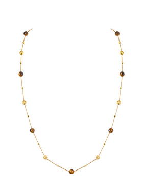 ZEGL美拉德虎眼石项链女秋冬配饰