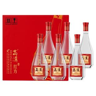 高沟酒红方42度500ml*6纯粮白酒整箱幽雅醇厚型春节礼品年货送礼