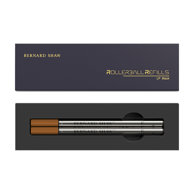 萧伯纳速干笔芯宝珠笔黑色替芯