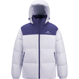 黄山联名骆驼羽绒服男女款白鸭绒抗静电加厚保暖外套面包服羽绒服