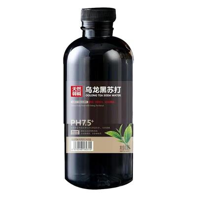 天然苏打水茶饮料苏打茶400ml*24瓶0糖弱碱性茉莉花乌龙黑茶饮料