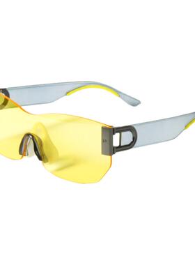 小众赛博朋克UV400连体太阳眼镜