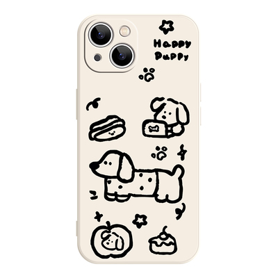 小狗日记iPhone17promax苹果16小米15新款华为mate80适用vivos30promini荣耀500可爱ins风oppofindx9手机壳14
