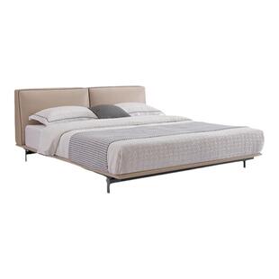 芬纳维亚传承 意式极简真皮悬浮床现代简约轻奢床双人(Sova 索瓦)