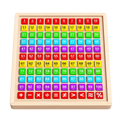百数板蒙氏数学幼儿童玩具