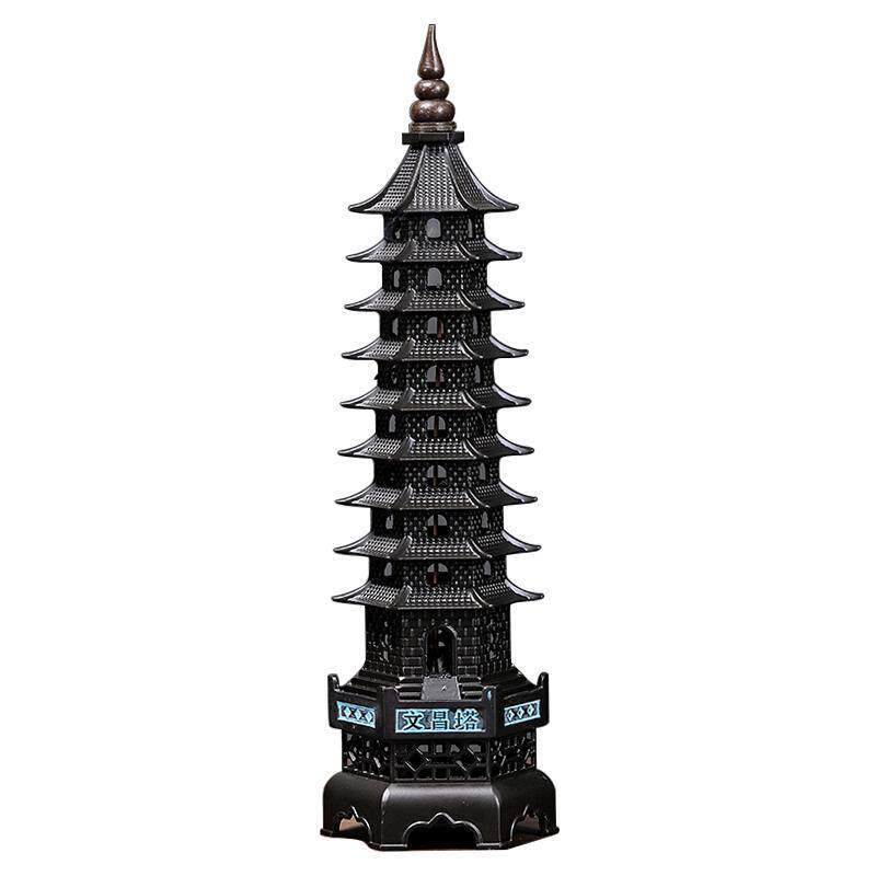 文昌塔香炉立式仿古九层玄关摆件