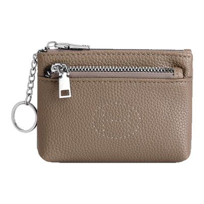 韩版时尚零钱包女士2025新款多功能证件收纳包迷你真皮拉链钥匙包