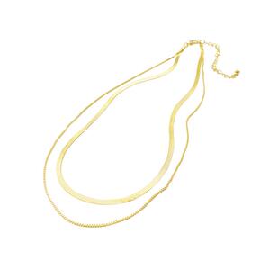 韩国双层蛇骨链锁骨链简约短款choker项圈颈带女脖子潮网红女B286