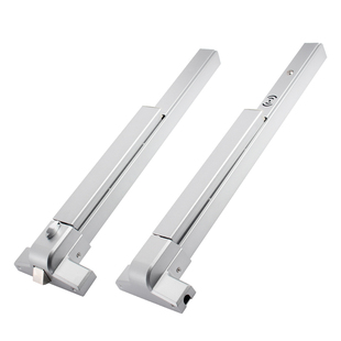 防火门锁平推式消防门推杆锁逃生门锁安全通道门天地锁单双带报警