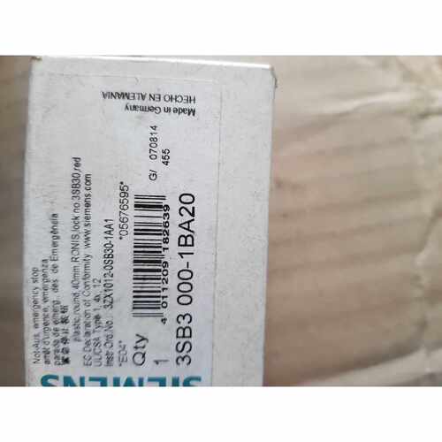 急停按钮3SB3000-1BA20全新原装德国议价