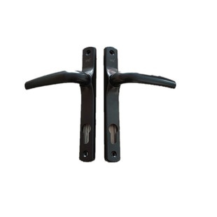 亚尔YAER平开门锁执手面板铝合金85中心门把手186孔距压把门执手