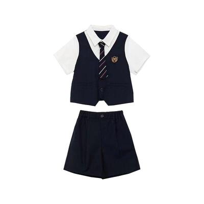 学院风西装套装夏季儿童花童礼服