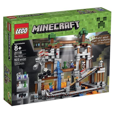 乐高21118我的世界21122铁傀儡21124 21125 minecraft积木21123